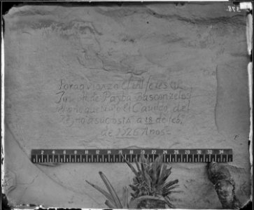 HISTORIC SPANISH RECORD OF THE CONQUEST, SOUTH SIDE OF INSCRIPTION ROCK, NEW MEXICO - NARA - 524329