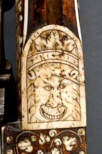 Hjullåspetrinal, detalj - Livrustkammaren - 85010