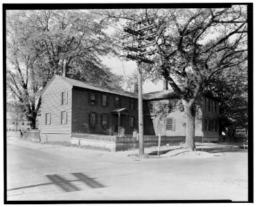 Historical American Buildings Survey L. C. Durette, Photographer Sept. 22, 1936 EXTERIOR LOOKING WEST - Gilman Garrison, Water and Clifford Streets, Exeter, Rockingham County, NH HABS NH,8-EX,2-3