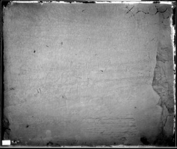 HISTORIC SPANISH RECORD OF THE CONQUEST, SOUTH SIDE OF INSCRIPTION ROCK, NEW MEXICO, 1873 - NARA - 524275 photo