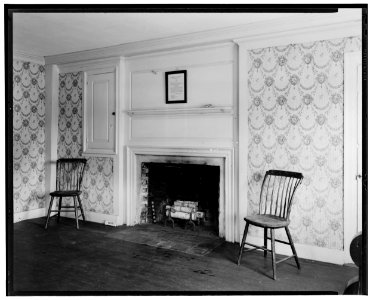 Historical American Building Survey L. C. Durette, Photographer July 28, 1936. LIVING ROOM - Parsonage, Newington, Rockingham County, NH HABS NH,8-NEWI,2-9
