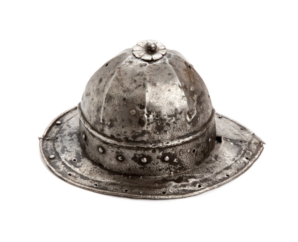 Hjälm med brätte - Livrustkammaren - 106338