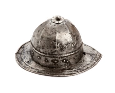 Hjälm med brätte - Livrustkammaren - 106338