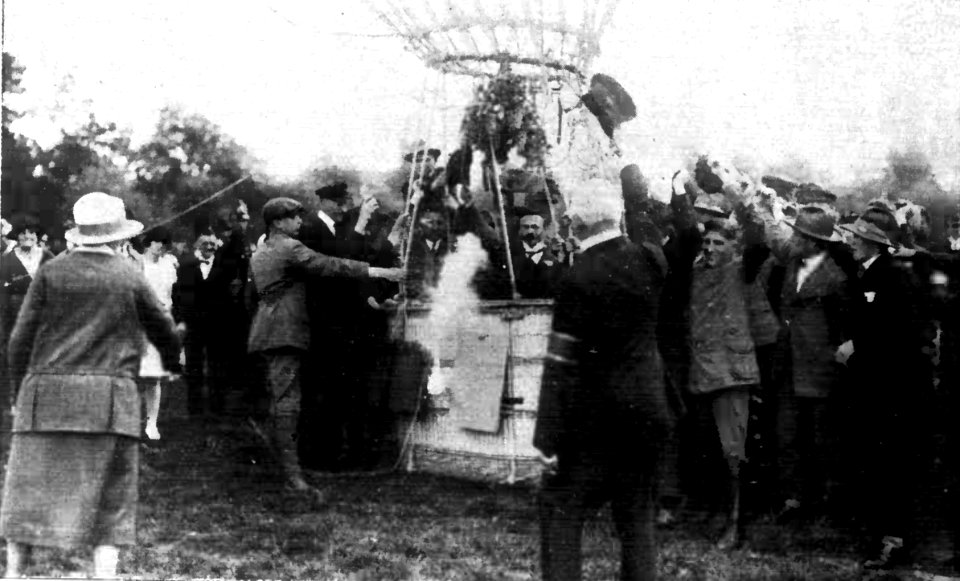 HL Damals – 700-Jahr-Feier – Verein für Luftfahrt – Buniamshof – Kühne – Zielfahrtstart