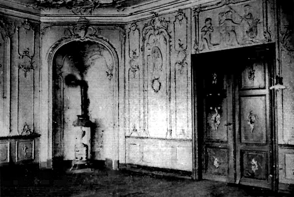HL Damals – Schloss Rantzau – Rokokostucksaal 1762 – 1922 – Nordostecke