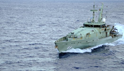 HMAS Albany April 2012