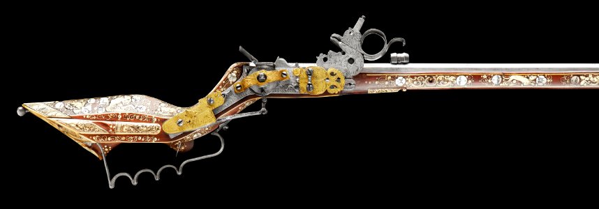 Hjullåsbössa Teschen - Firearms III - Livrustkammaren - 87460