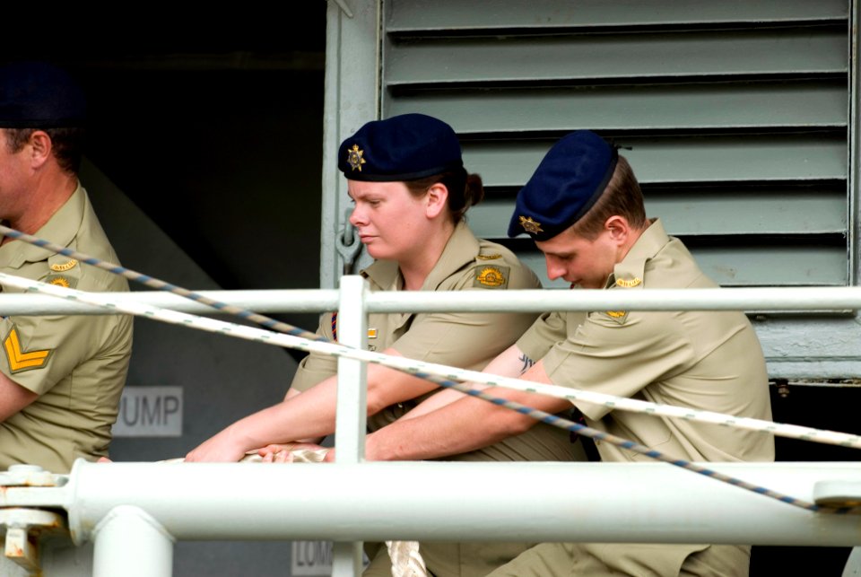 HMAS Tobruk ship army detachment