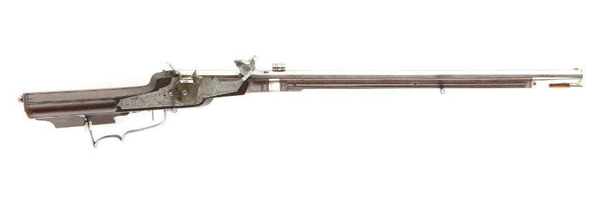 Hjullåslodbössa, östra Tyskland (Danzig) ca 1625-1650 - Livrustkammaren - 96359