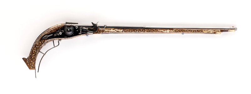 Hjullåspetrinal, Aachen, 1500-talets slut - Livrustkammaren - 95339