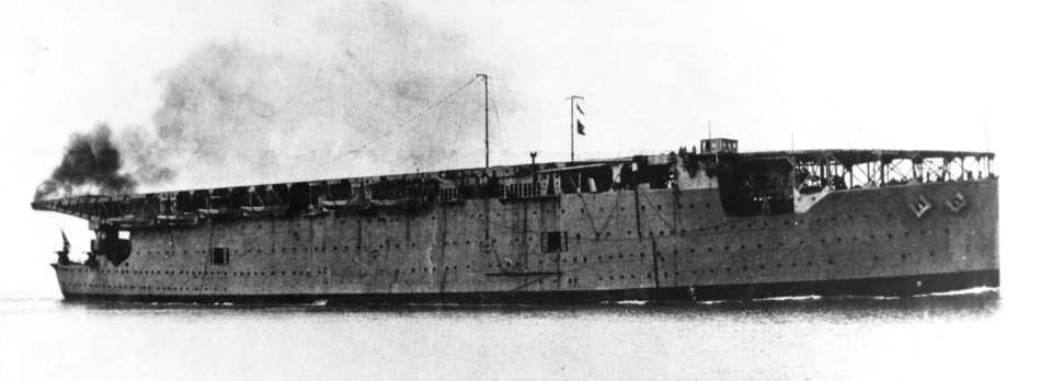 HMS Argus (I49) underway c1920s