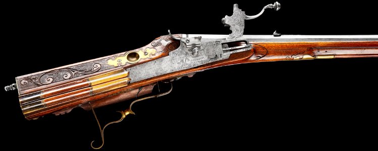 Hjullåsstudsare B J Zellner - Firearms III - Livrustkammaren - 87480