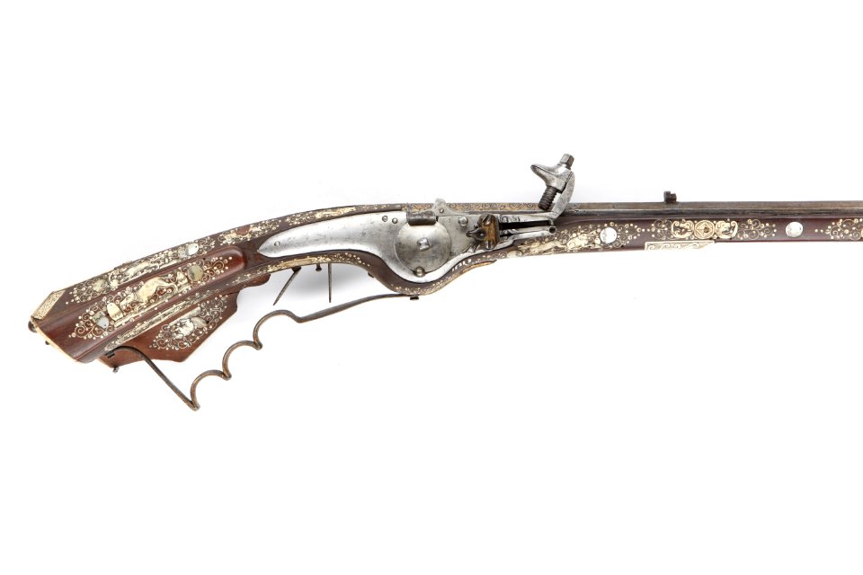 Hjullåskarbin teschen, 1600-tal - Skoklosters slott - 90993