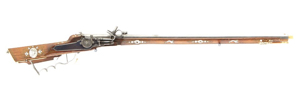 Hjullåslodbössa, Tyskland, 1600-talets mitt - Livrustkammaren - 96344