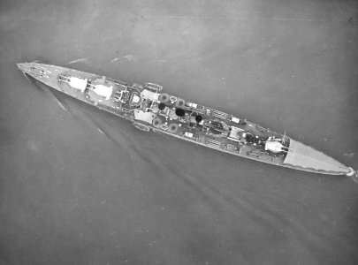 HMS Norfolk (78) underway on 15 March 1933