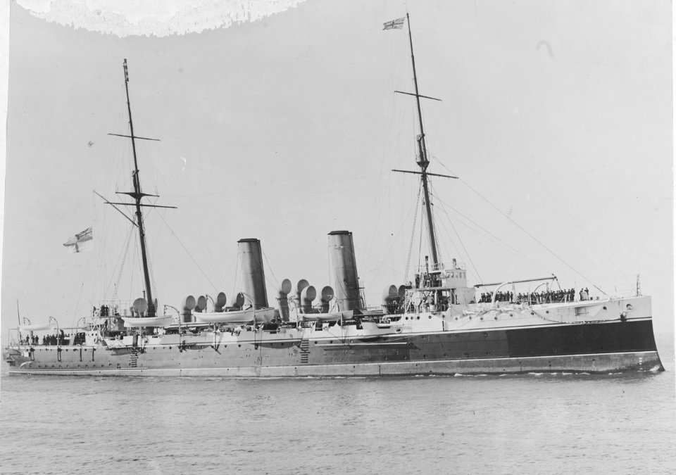 HMS Talbot (ship, 1896) - NH 563 - cropped