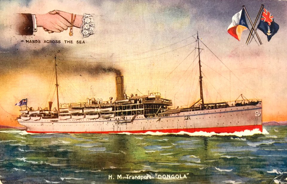 HMT Dongola, Hands across the Sea