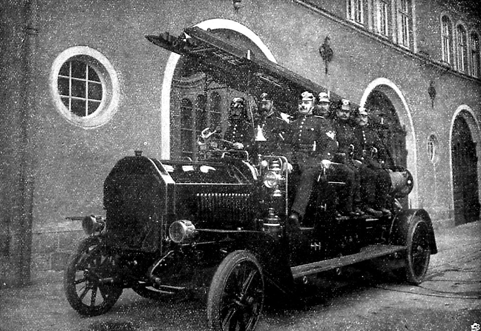 HL Damals – Hauptfeuerwache Automobilspritze