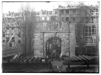 Hobbemastraat Tuin Rijksmuseum (achterzijde), 1896-11-16 (max res)