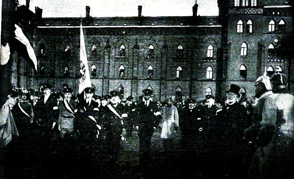 HL Damals – Jugendwehr – Eschenburg – Fahnenweihe