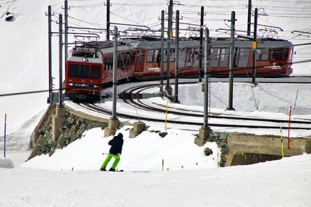 Zermatt gornergrat stok photo