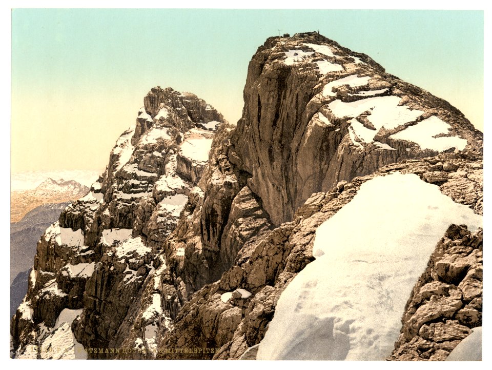 Hocheck and Mittelspitze, Waltzman, Upper Bavaria, Germany-LCCN2002696308