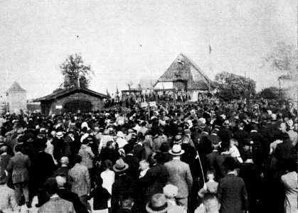 HL Damals – Israelsdorfer Eiche – Adolf-Hitler-Eiche – Weihe fern