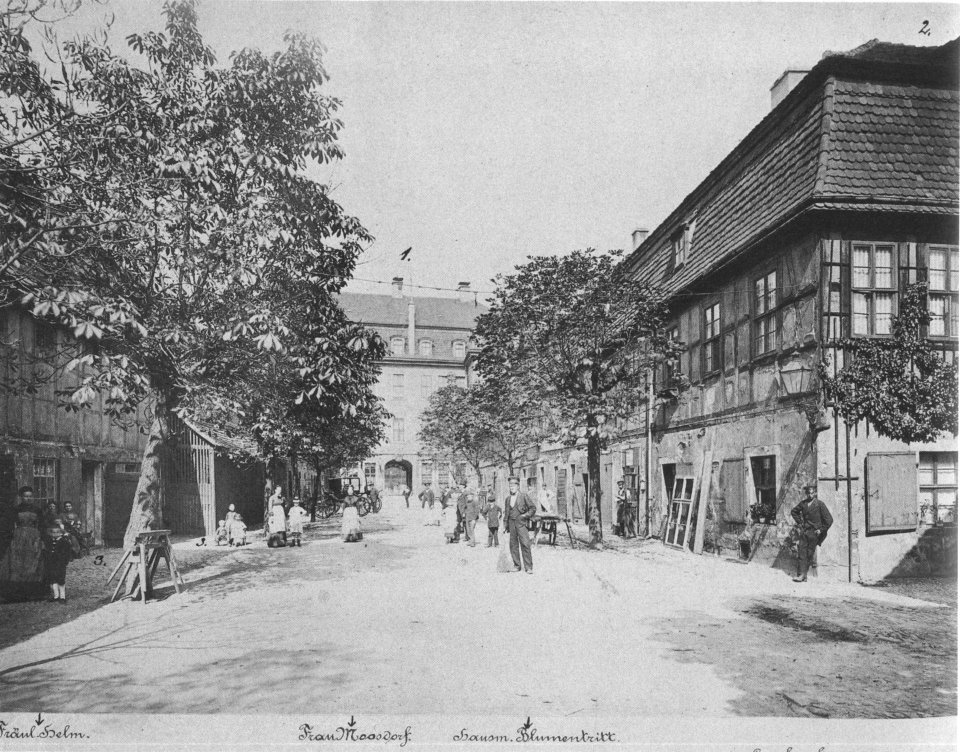 Hof Kurprinz Leipzig um 1880