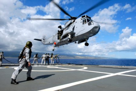 HMAS Tobruk Sea King 2008