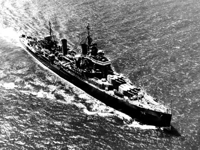 HMCS Ontario (C53) underway off San Francisco on 5 July 1951