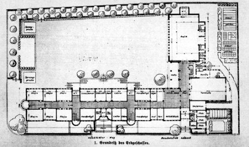 HL Damals – Volksschule – Am Klosterhof – Pieper – Lageplan