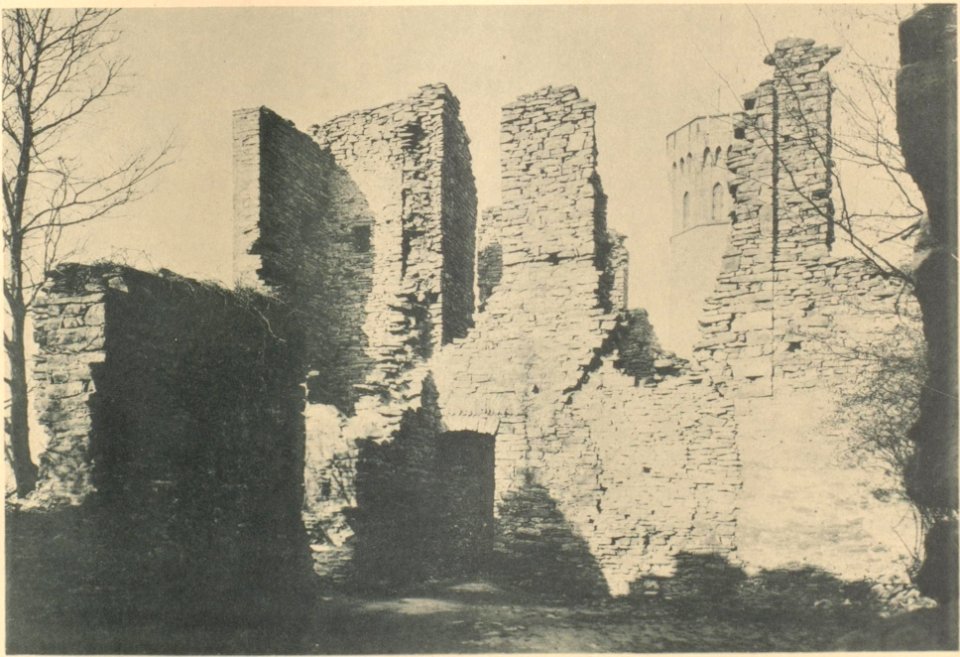 Hohensyburg Die Syburg als Ruine um 1890