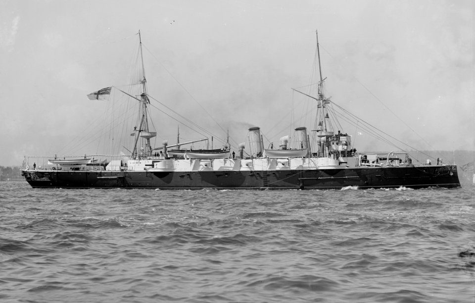 HMS Australia (1886) in the 1890s