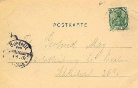 Hohwald i. E., Elsass-Lothringen - Hotel Bad Hohwald (back) (Zeno Ansichtskarten)