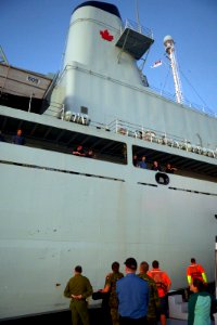 HMCS Protecteur arrives at Joint Base Pearl Harbor-Hickam 140306-N-DX698-061