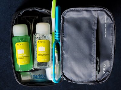 Shower gel shampoo purse