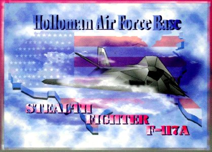 Holloman Air Force Base - F-117 Postcard