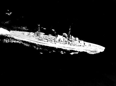 HMS Orion (85) underway c1942