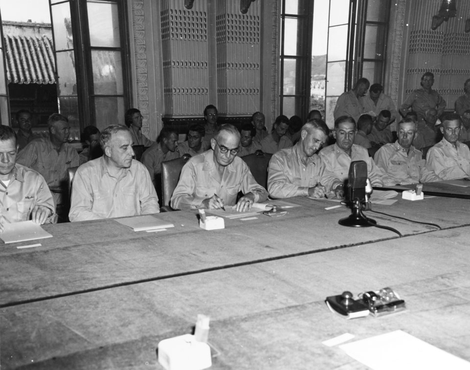 Hodge Surrender Japanese Forces