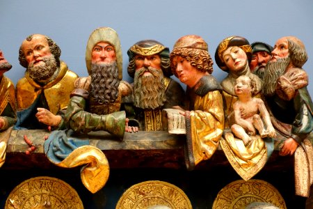 Holy Kinship, Silesia, view 2, c. 1500, beech wood - Bode-Museum - DSC03102 photo