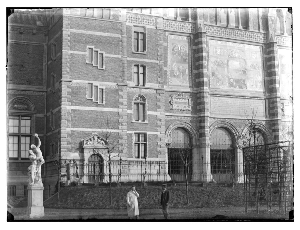 Hobbemastraat achterzijde Rijksmuseum, 1893 (max res)