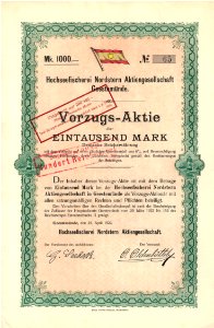 Hochseefischerei Nordstern AG 1922