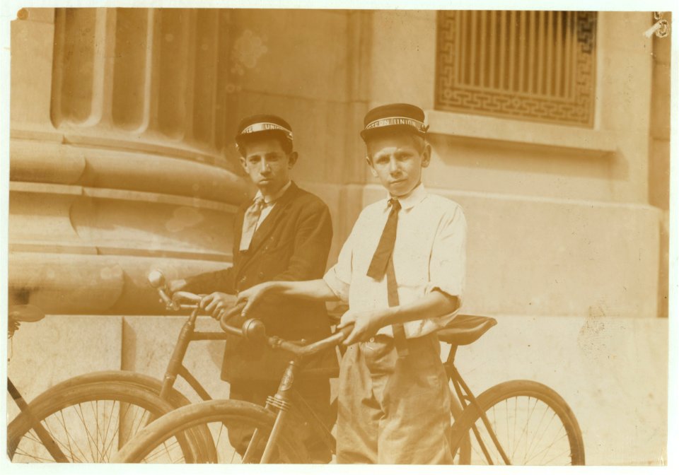 Hodges Callop, Western Union Messenger No. 16, Norfolk, Va. Lives, 201 Freeman Street. Been working here one month. He, and several other young boys, work until 10-30 P.M. See also photo and LOC nclc.03732