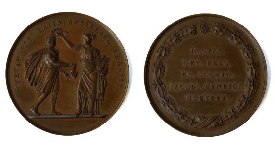 Hoeufftprijs voor Latijnse dichters te Amsterdam, ingesteld uit het legaat van J.H. Hoeufft, objectnr 1701