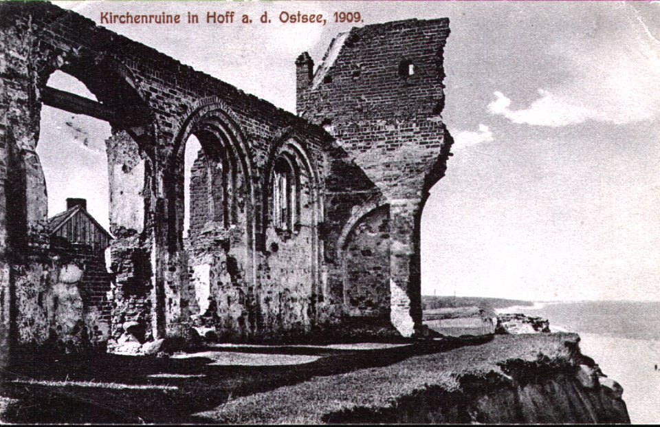 Hoff 1909 Kirchenruine