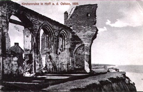 Hoff 1909 Kirchenruine