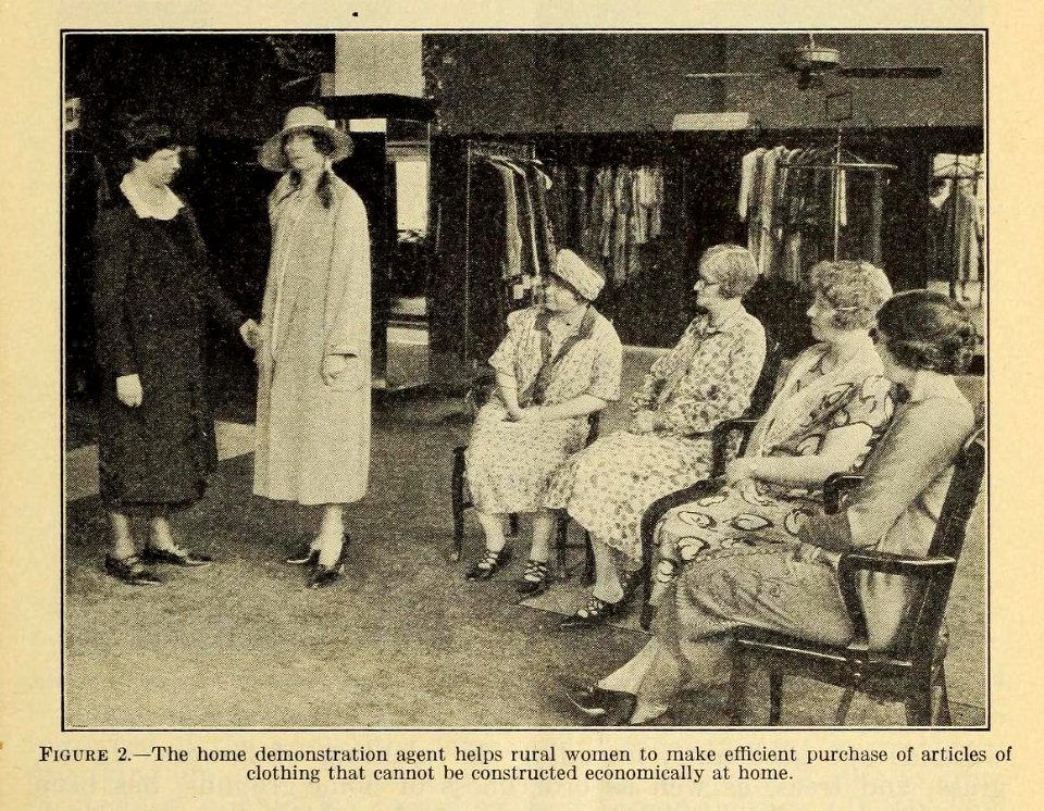 Home Demonstration Work-Fig 2 Clothing 1933 USDA
