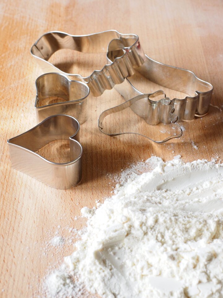 Preparation christmas baking fine pastry