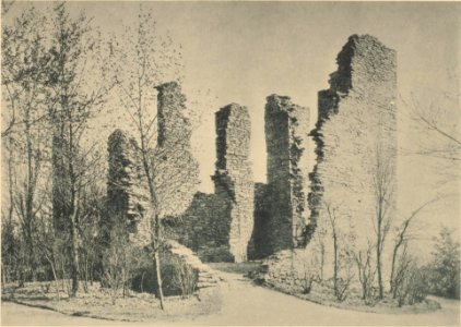 Hohensyburg Die Syburg als Ruine um 1890. (2)