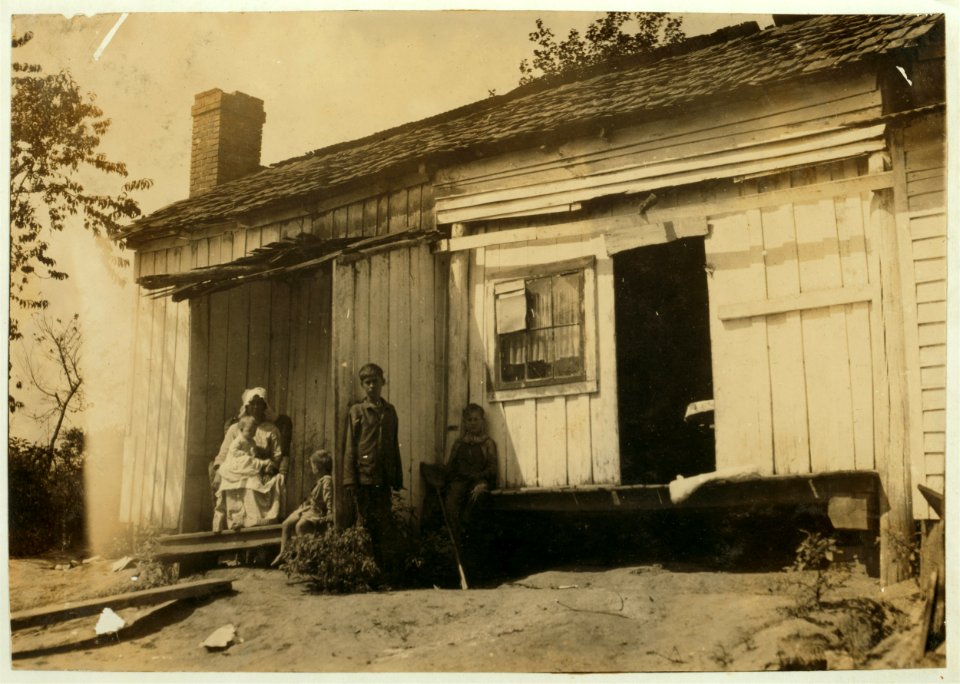 Home of Ed Bentley family, Route 2, Hebbardsville. Father is up the river cutting logs (is home part of the time) and sister is attending the Zion School. Boys expect to go to Bluff City LOC nclc.00514